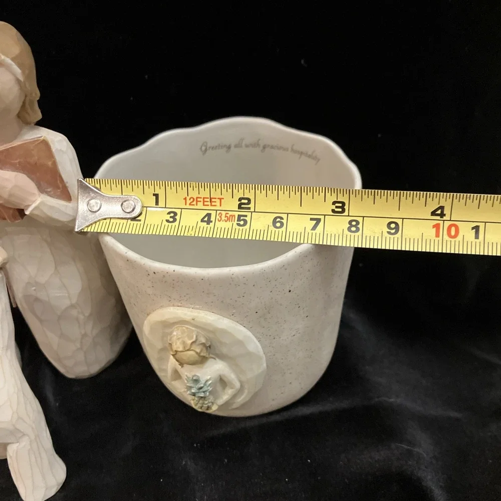 Lot Of 4 Demdaco Susan Lordi Willow Tree Angel of Healing Hope Learning Welcome